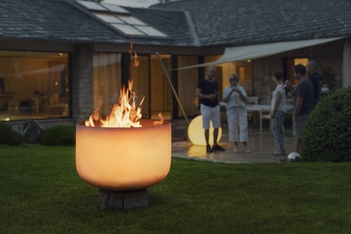 Feuerschale quarzglas qflame - feuerschale,