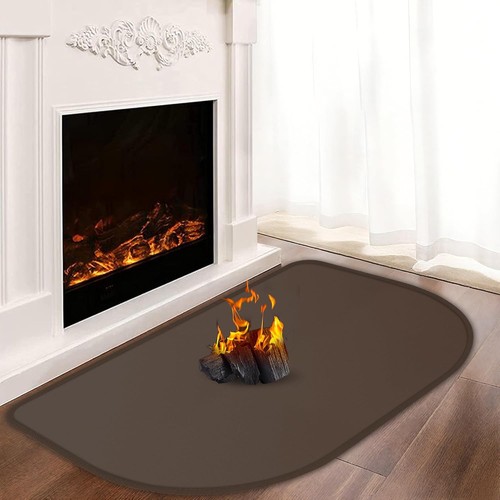 Feuerfeste kaminmatte 80x50cm - feuerfeste,