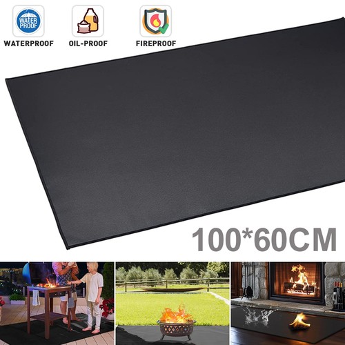 Feuerfeste kaminmatte 100 60cm - feuerfeste, 100*60cm